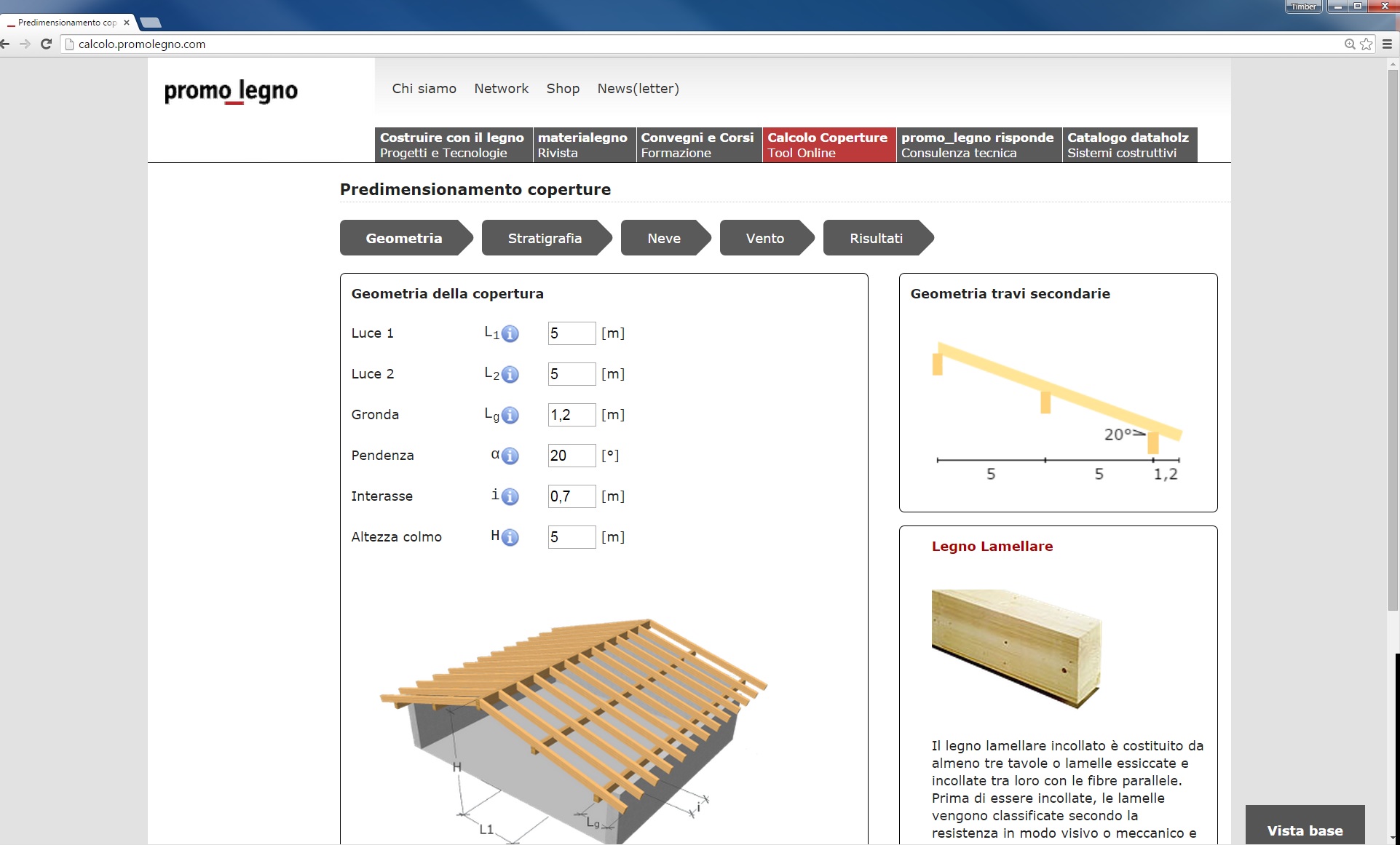 Online application timber roof calculator and designer Software & Services for Timber